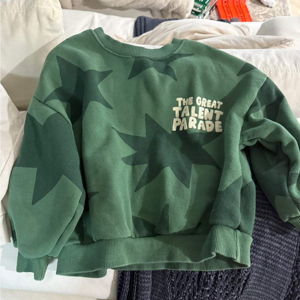 Zara Green Sweatshirt